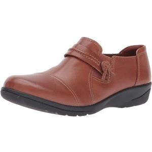 Clarks Cheyn Madi slip on leather shoe, 10M